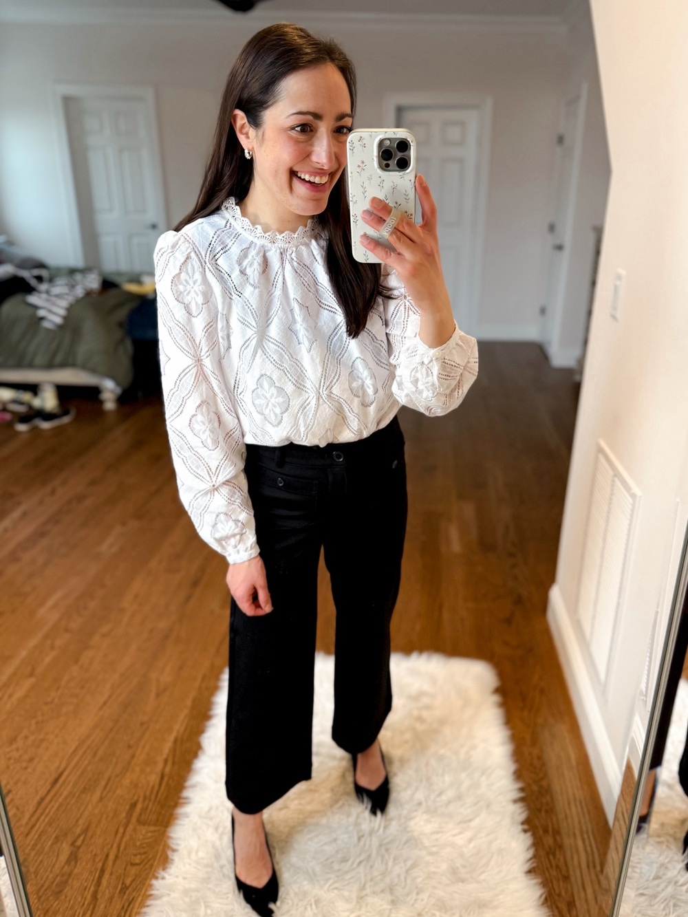 Women's Black Palmer ponte pants